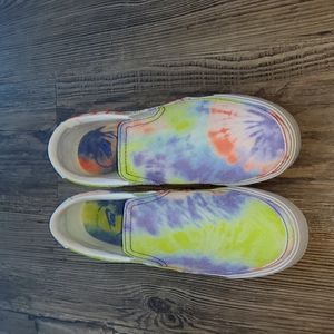 New Nike Court Legacy Print Tie-Dye Women's Slip-on Shoes